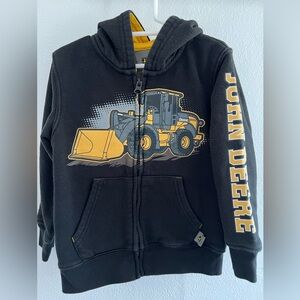 Boys John Deere Zip Up Hoodie